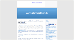 Desktop Screenshot of alarmpakker.dk